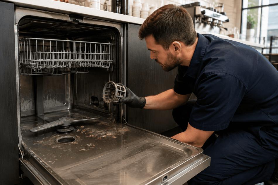 Images for GE Cafe Dishwasher Not Draining: Causes and How to Fix It